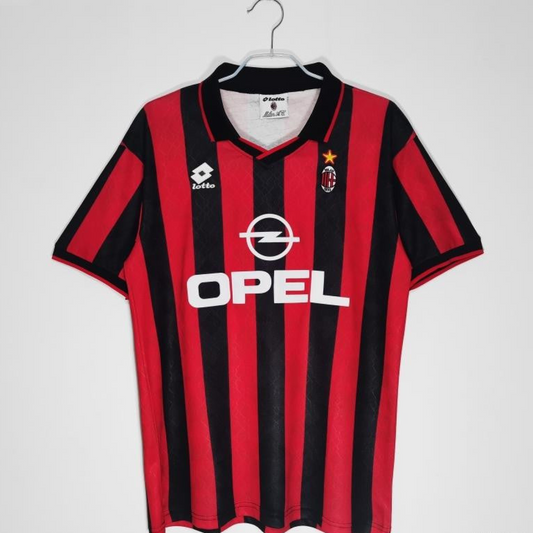 Retro 1995/96 AC Milan Home Soccer Jersey