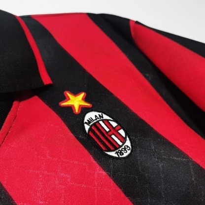 Retro 1995/96 AC Milan Home Soccer Jersey