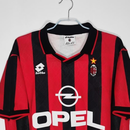 Retro 1995/96 AC Milan Home Soccer Jersey