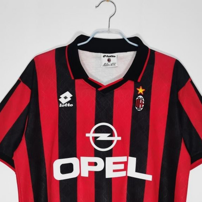 Retro 1995/96 AC Milan Home Soccer Jersey