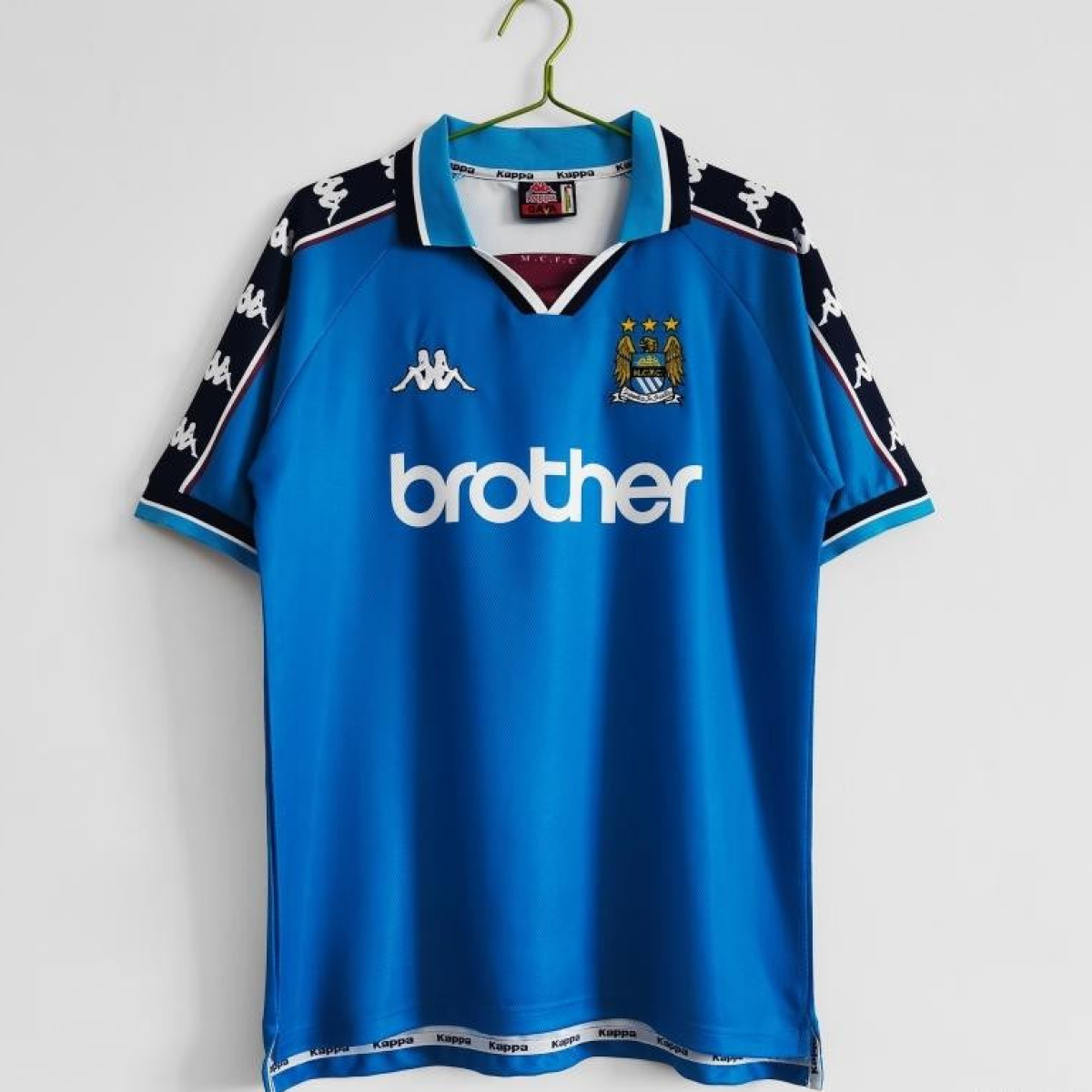 Retro 1997/99 Manchester City Home Soccer Jersey