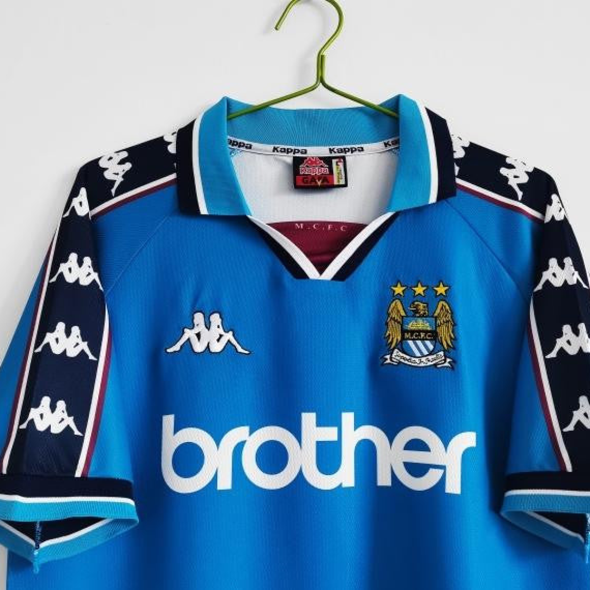 Retro 1997/99 Manchester City Home Soccer Jersey
