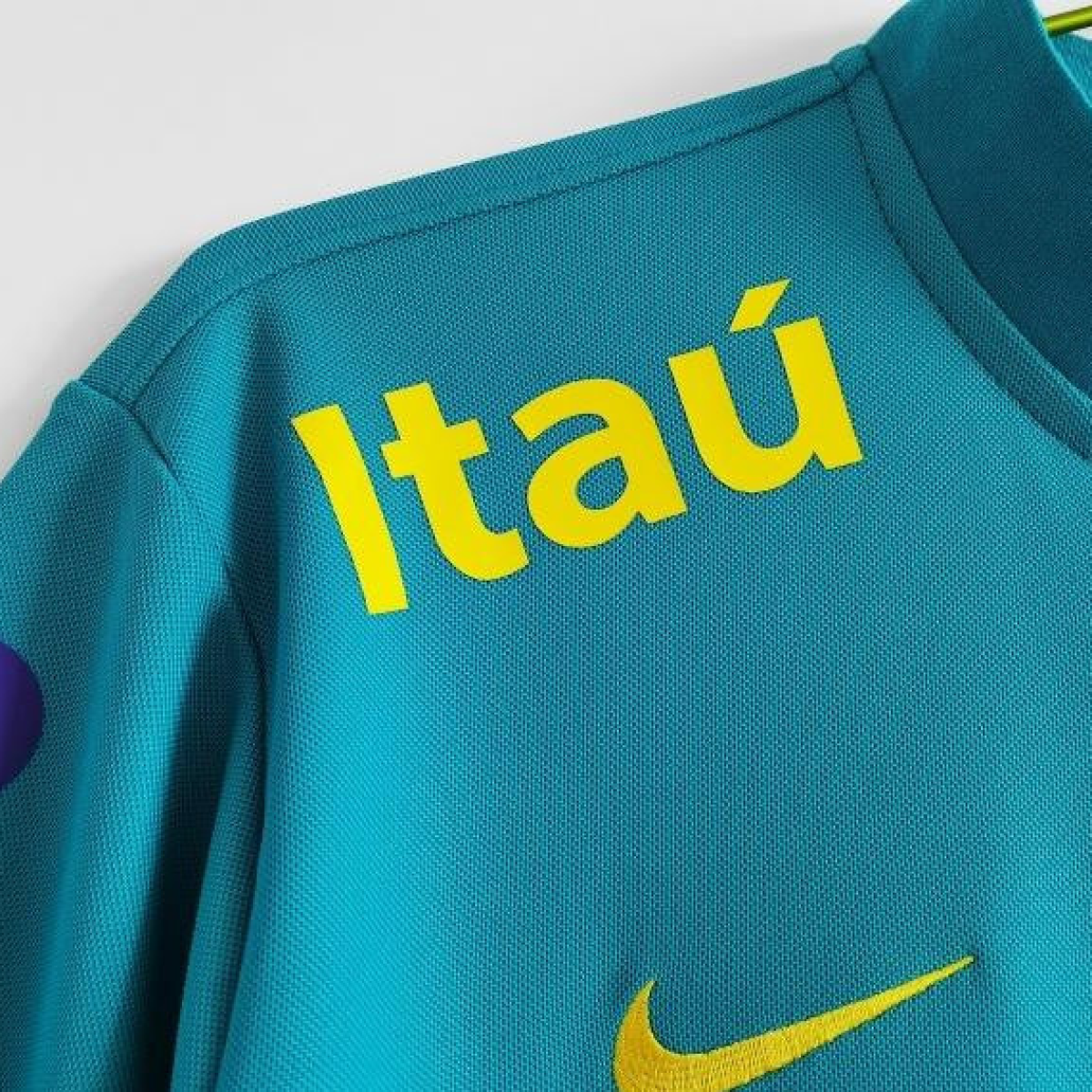 Retro 2021 Brazil Blue Training POLO Shirt