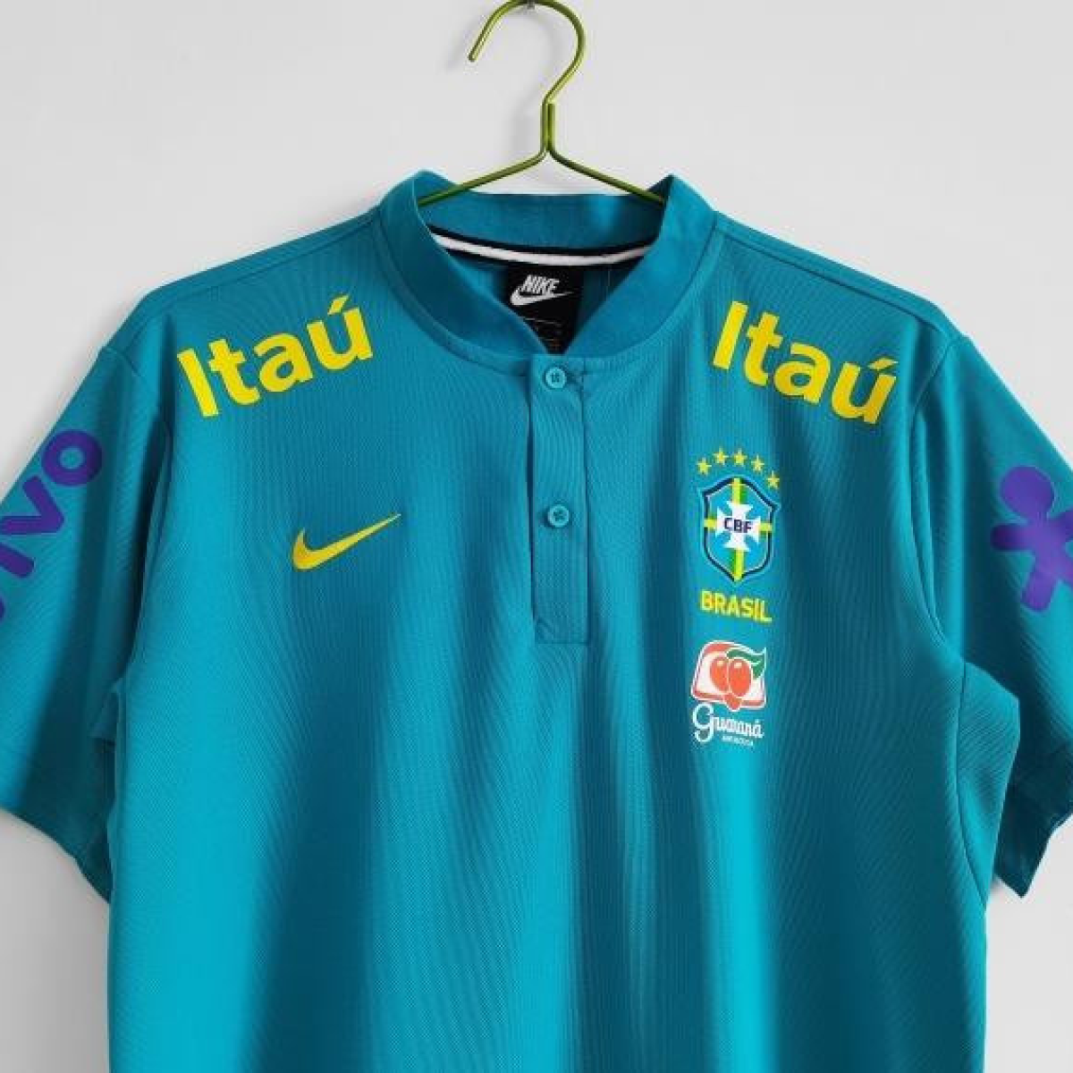 Retro 2021 Brazil Blue Training POLO Shirt