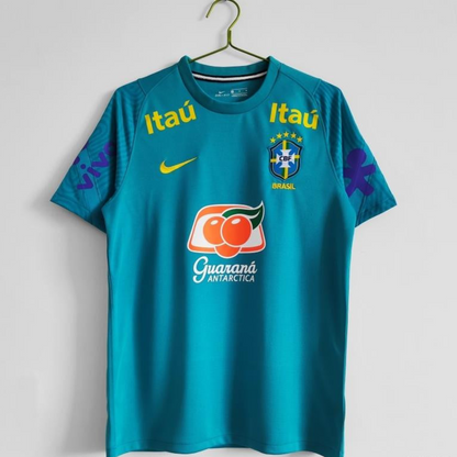 Retro 2021 Brazil Blue Training Jersey