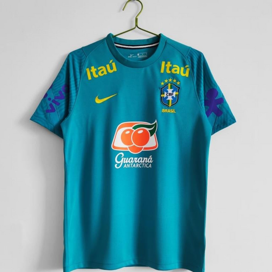 Retro 2021 Brazil Blue Training Jersey