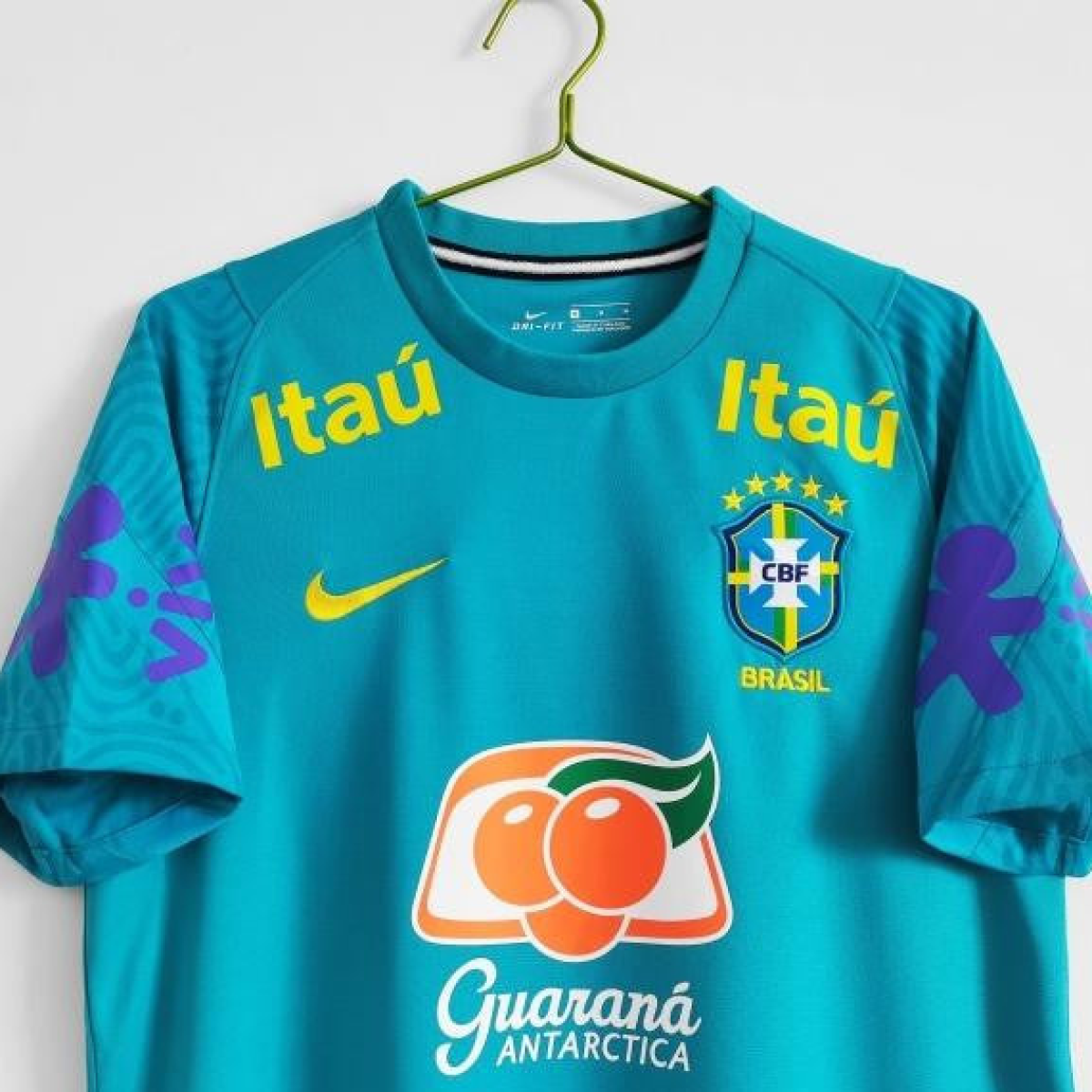 Retro 2021 Brazil Blue Training Jersey