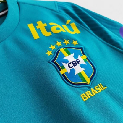 Retro 2021 Brazil Blue Training Jersey