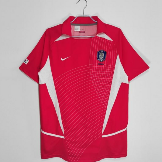 Retro 2002 Korea Home Soccer Jersey