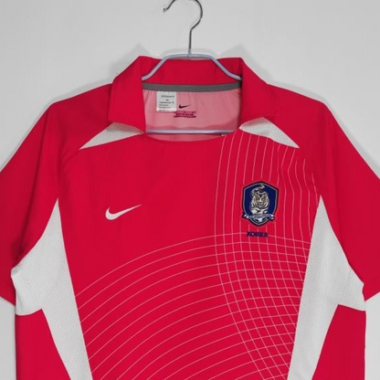 Retro 2002 Korea Home Soccer Jersey