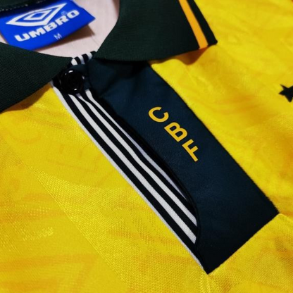 Retro 1991/93 Brazil Home Soccer Jersey