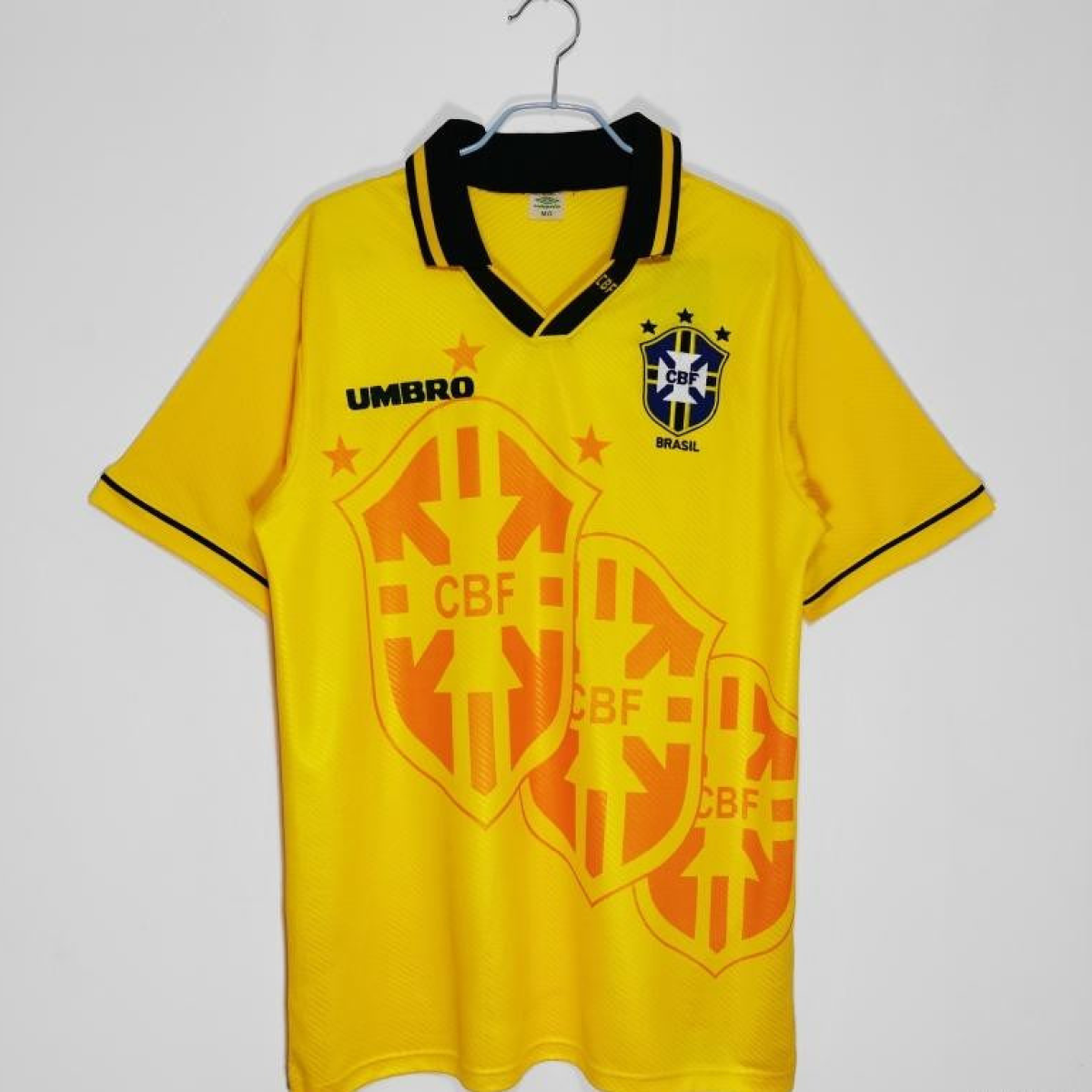 Retro 1993/94 Brazil Home Soccer Jersey