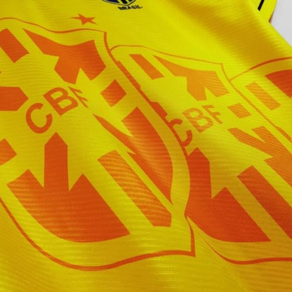Retro 1993/94 Brazil Home Soccer Jersey