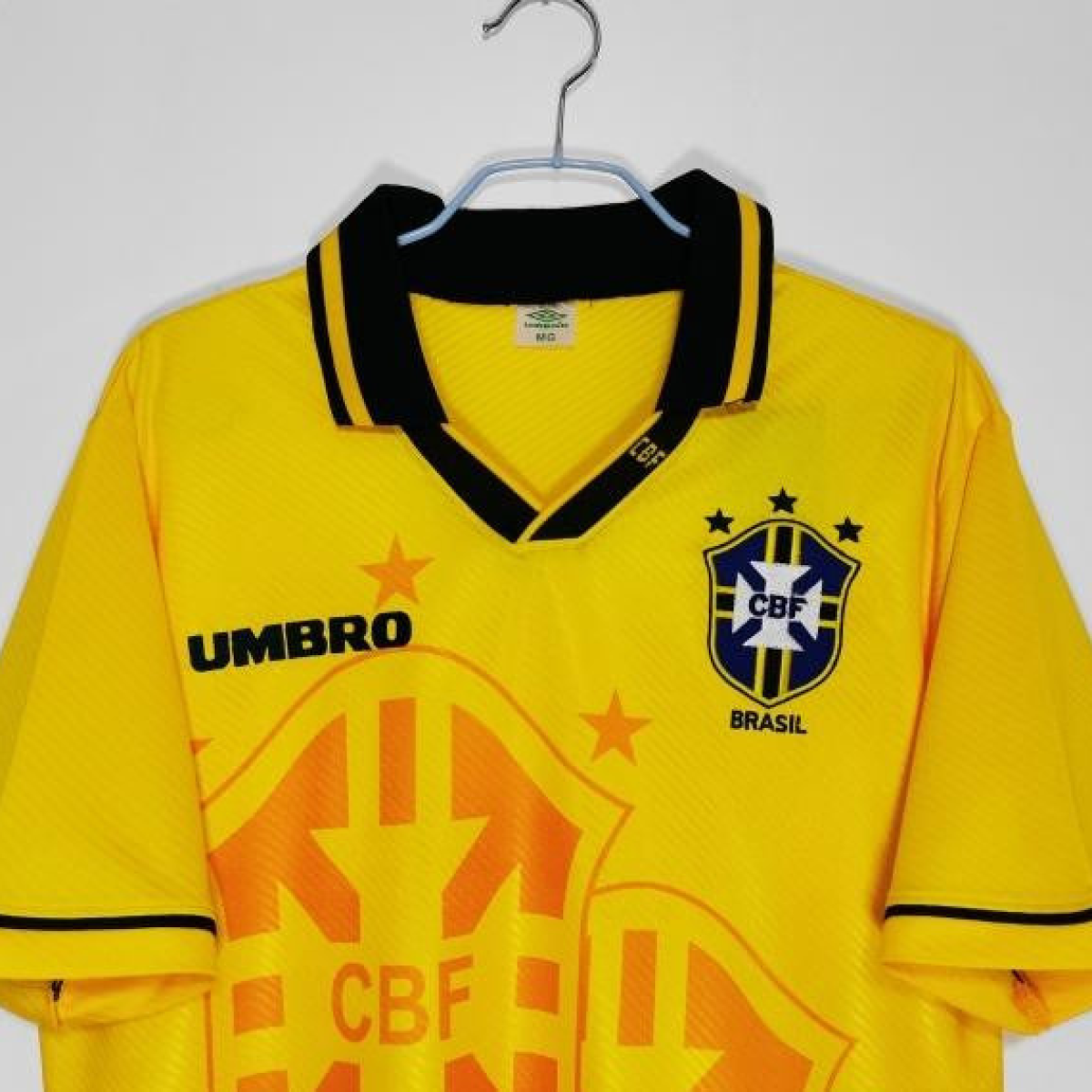 Retro 1993/94 Brazil Home Soccer Jersey