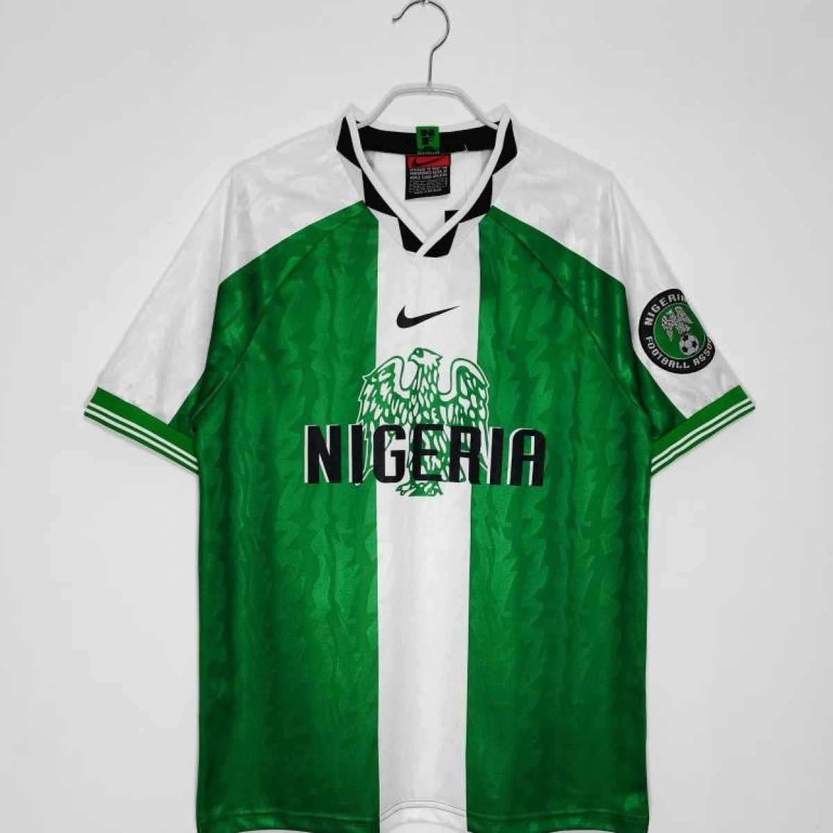 Retro 1996 Nigeria Home Soccer Jersey