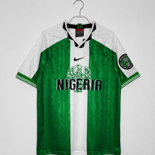 Retro 1996 Nigeria Home Soccer Jersey