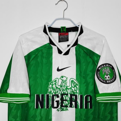 Retro 1996 Nigeria Home Soccer Jersey