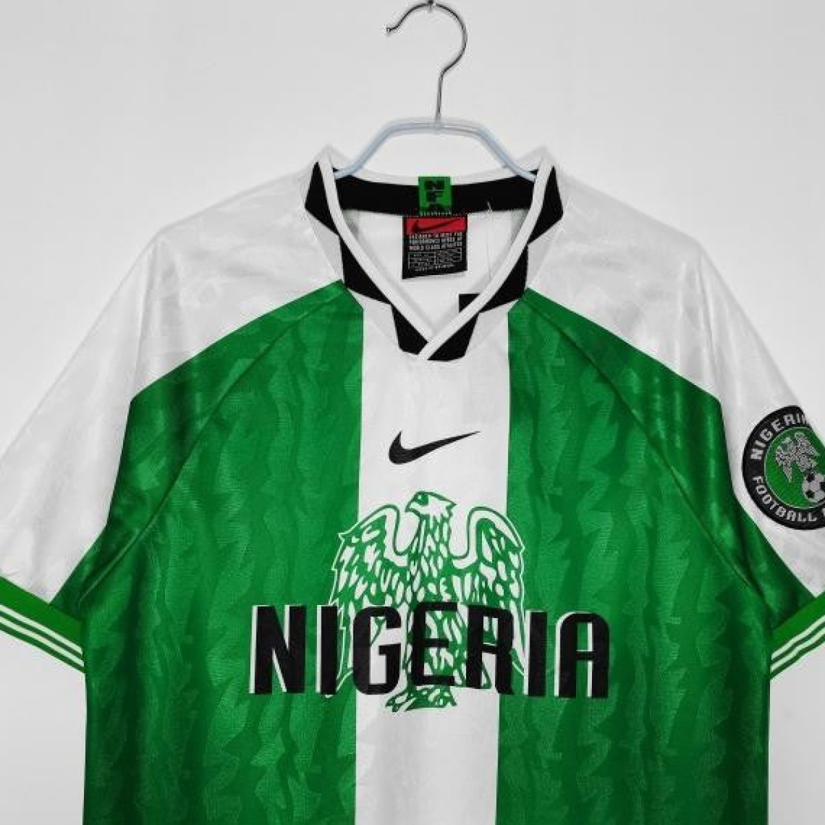 Retro 1996 Nigeria Home Soccer Jersey