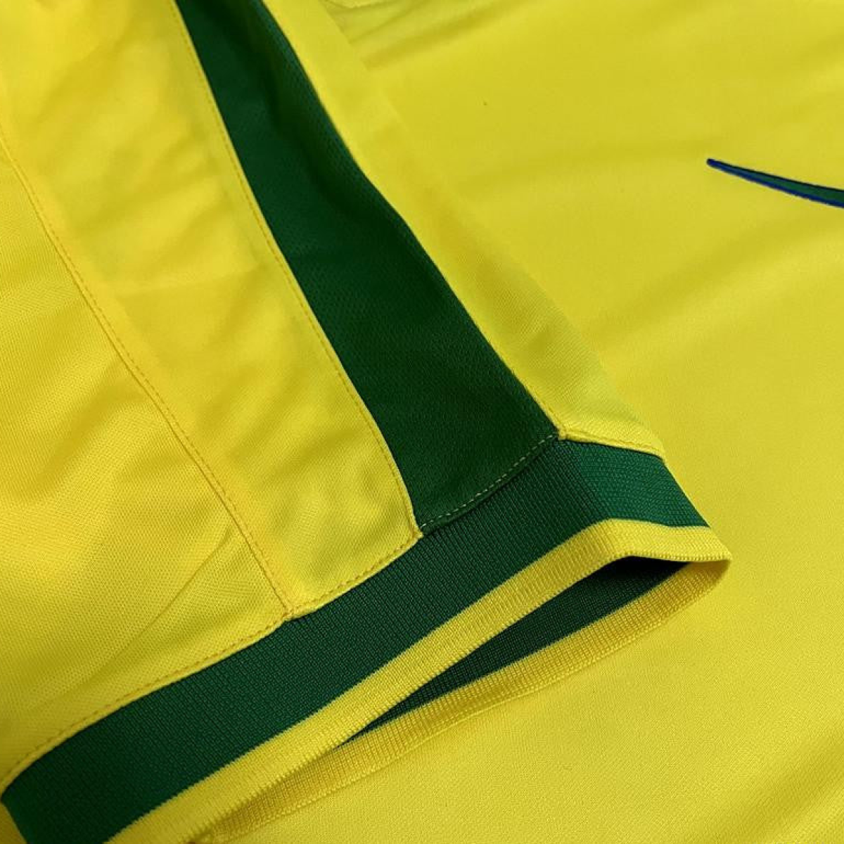 Retro 1997 Brazil Home Soccer Jersey