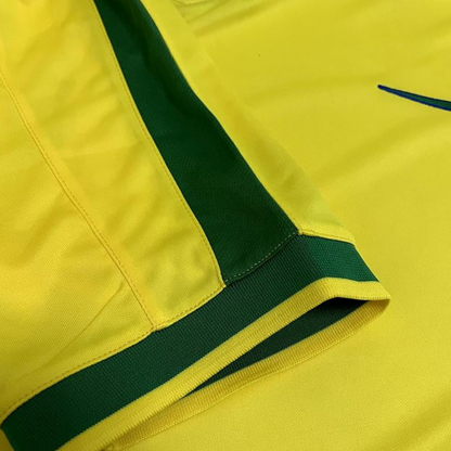 Retro 1997 Brazil Home Soccer Jersey