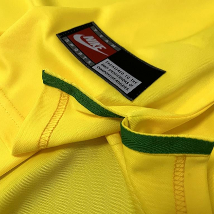 Retro 1997 Brazil Home Soccer Jersey