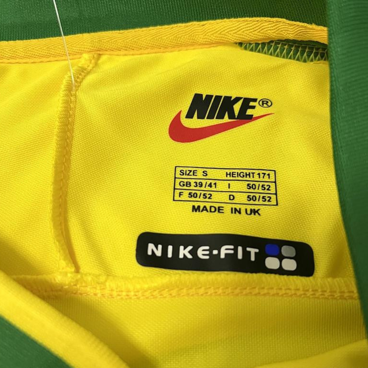 Retro 1997 Brazil Home Soccer Jersey