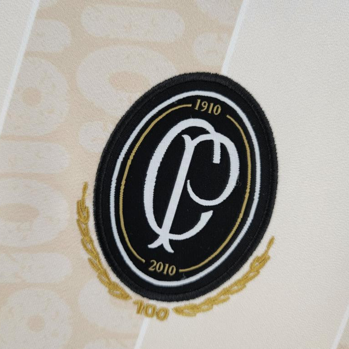 Retro 2010 Corinthians 100th Anniversary Beige Jersey