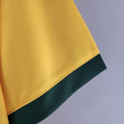 Retro 1988 Brazil Home Soccer Jersey
