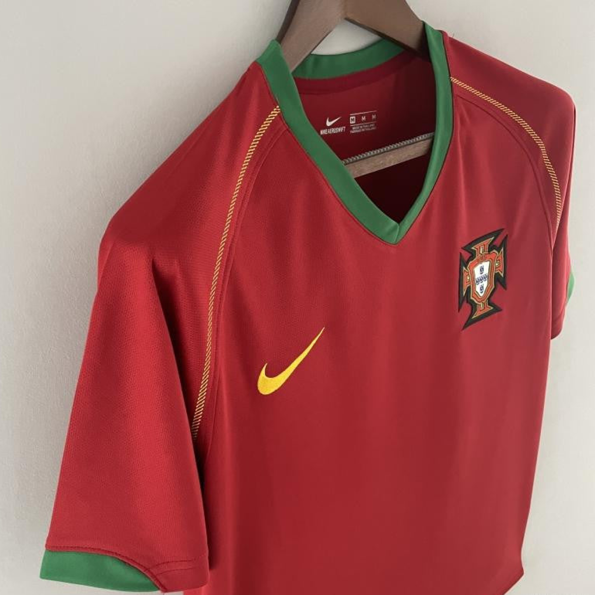 Retro Portugal 2006 Home Soccer Jersey
