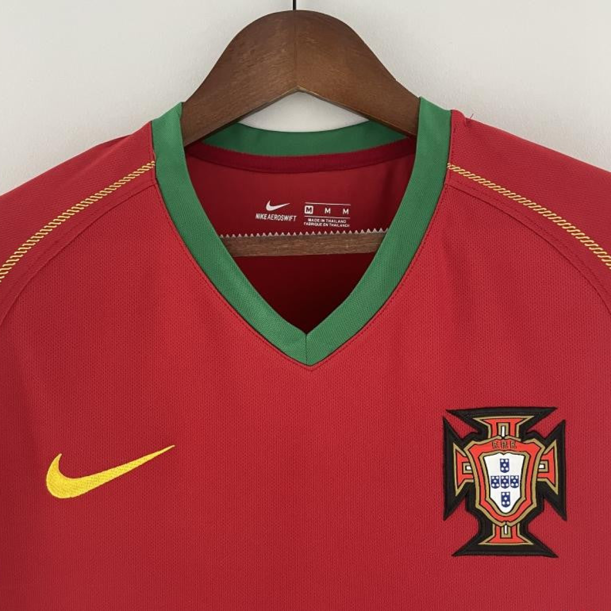 Retro Portugal 2006 Home Soccer Jersey