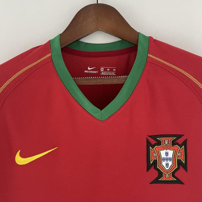Retro Portugal 2006 Home Soccer Jersey