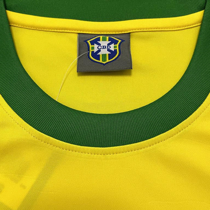 Retro 1970 Brazil Home Soccer Jersey
