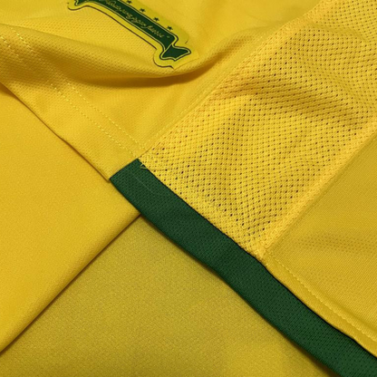 Retro 2006 Brazil Home Soccer Jersey