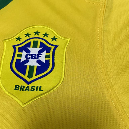Retro 2006 Brazil Home Soccer Jersey