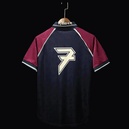 Retro 1999 West Ham Iron Maiden Home Soccer Jersey