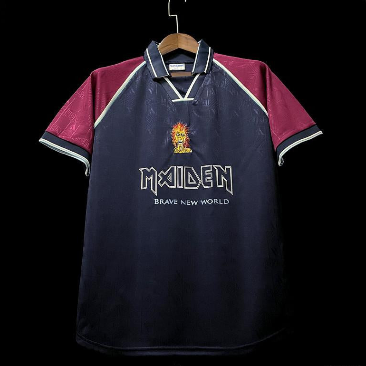 Retro 1999 West Ham Iron Maiden Home Soccer Jersey