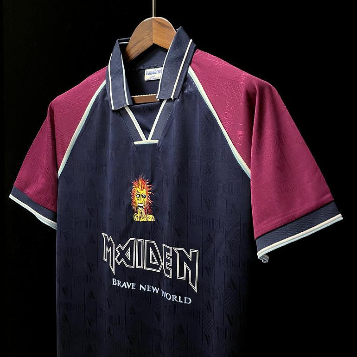 Retro 1999 West Ham Iron Maiden Home Soccer Jersey