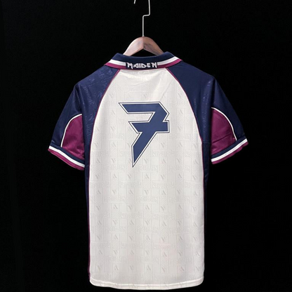 Retro 1999 West Ham Iron Maiden Away Soccer Jersey