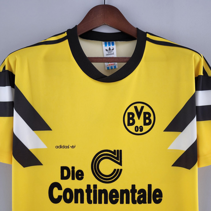 Retro 1989 Dortmund Home Soccer Jersey