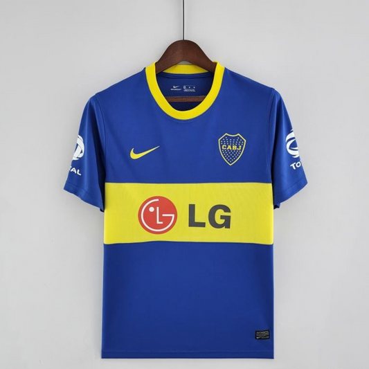 Retro 10/11 Boca Juniors Home Soccer Jersey