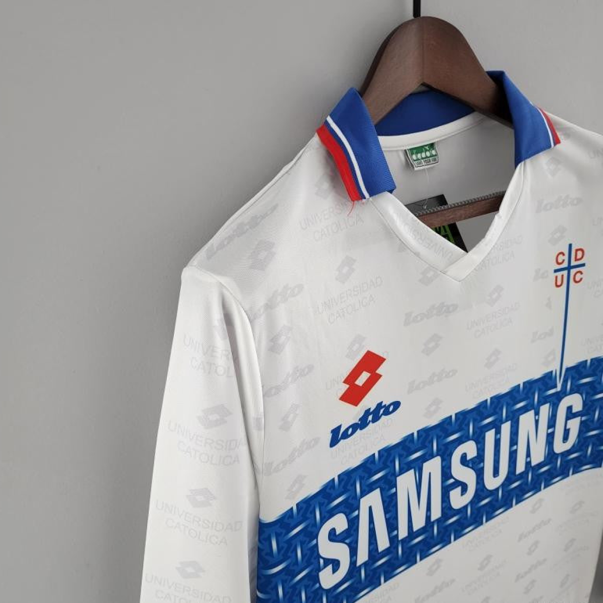 Retro 1996 Long Sleeve Deportivo Universidad Católica Third Away Soccer Jersey