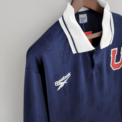 Retro 1998 Long Sleeve Universidad De Chile Home Soccer Jersey