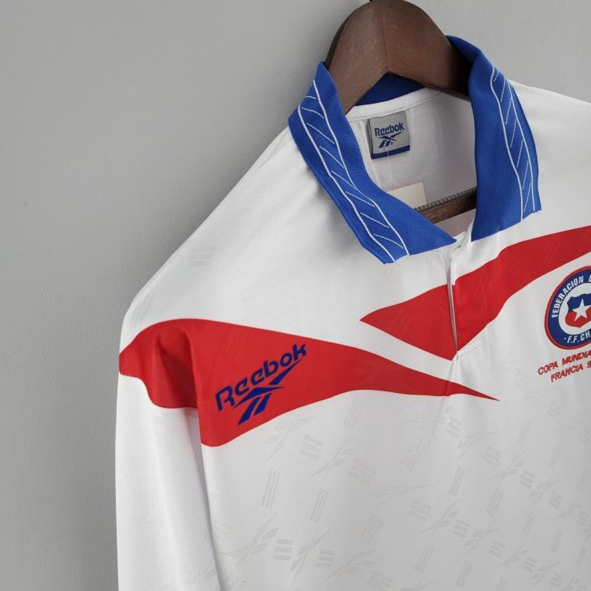 Retro Long Sleeve Chile 1998 Away Soccer Jersey