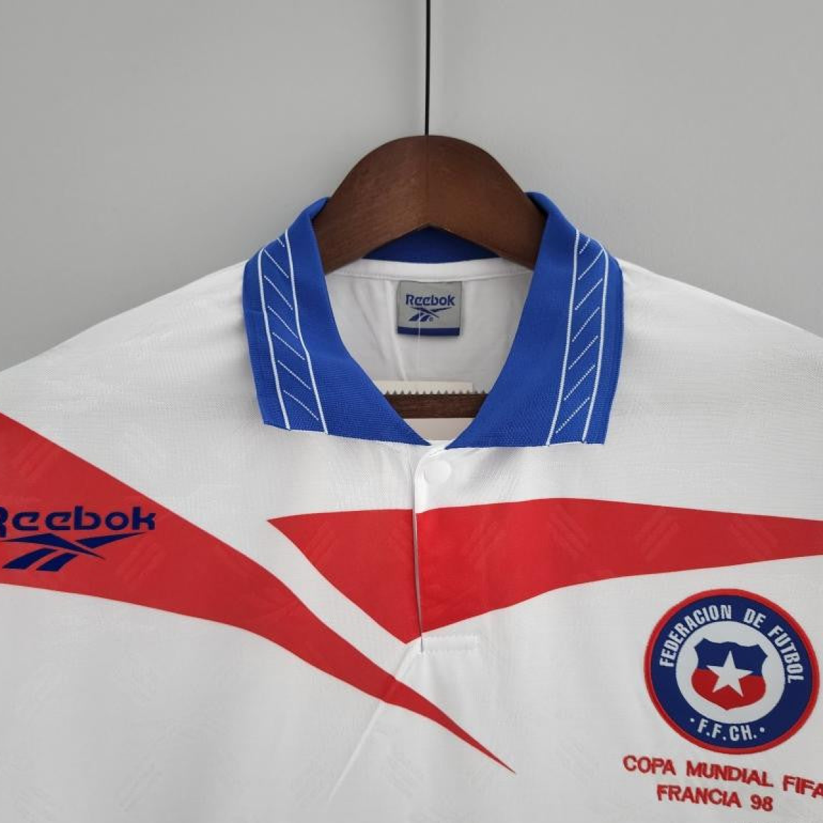 Retro Long Sleeve Chile 1998 Away Soccer Jersey