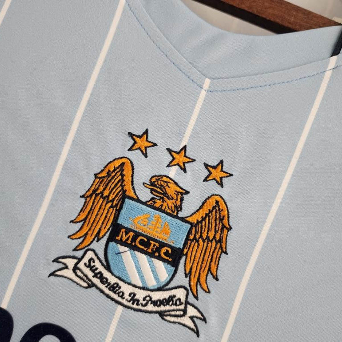 Retro 08/09 Manchester City Home Soccer Jersey