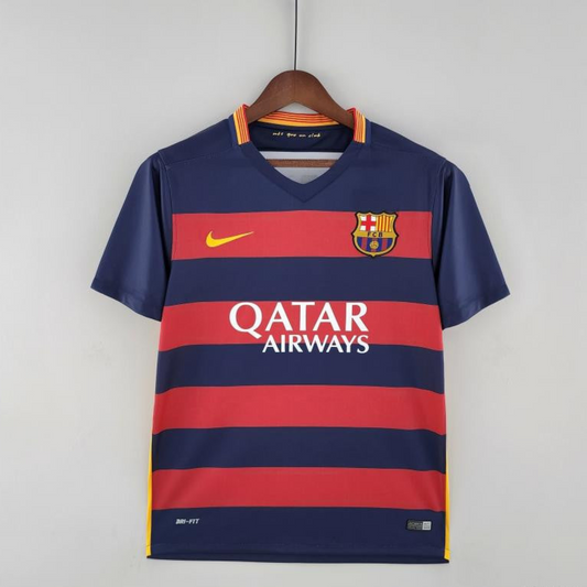 Retro 15/16 Barcelona Home  Soccer Jersey