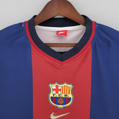 Retro 98/99 Barcelona Home  Soccer Jersey