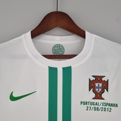 Retro Portugal 2012 Long Sleeve Away Soccer Jersey
