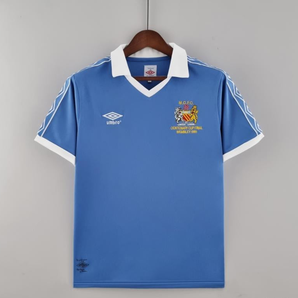 Retro Manchester City 81/82 Home Soccer Jersey