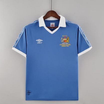 Retro Manchester City 81/82 Home Soccer Jersey